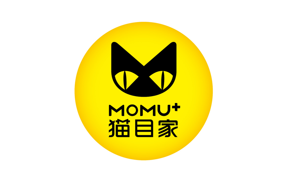 隱形眼鏡連鎖品牌LOGO升級-貓目家MOMU企業形象設計